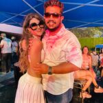 Unika Ray Instagram - Holi party🎨 #unika #love #familytime #friends #frienslikefamily #holi #holievent #holifestival