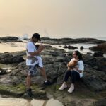 Upasana Kamineni Instagram - Vizag U stole our hearts ♥️ KlinKara’s first beach experience 🌊🐚 #love #vizag