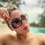 Urvashi Dholakia Instagram - Just another day being a Fool for the Pool 😘🩱 : : #urvashidholakia #summer #heat #pool #time #candid #selfie #lifeisgood #girlstrip #lovingit #travel #staycation #😘