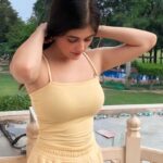 Urvi Singh Instagram – He left me so I took his wheelchair♿ and ran away🏃🏻‍♀️,guess who’s coming back crawling to me.