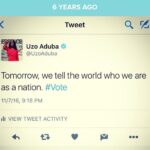 Uzo Aduba Instagram – An oldie but goodie. ❤️🤍💙