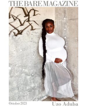 Uzo Aduba Instagram - Cover. Thank you, @the.baremag for this moment. It was great to share this next chapter of my life as a mother and the journey it has taken to get here. What a gift. I am grateful. 

Photos and makeup: @tina_turnbow 
Stylist: @jlynnstyle18
Hair? Me!
