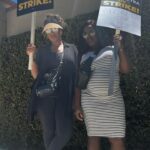 Uzo Aduba Instagram - Today. Went out into the street to join my fellow @sagaftra union members to seek a needed change within our community. To stand together and make clear that the experiences of the privileged few should not be the voice of the many. It should not be the standard or the status quo that someone has a job, is working and still is unable to make their rent. It is an inequity needing close examination and necessary change. We are here, brothers and sisters. We are ready. We are united. #sagaftra #sagaftrastrong