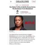 Uzo Aduba Instagram – My new Residence :). Honored to share in this incredible story, and grateful to link arms with this remarkable team. #Shondaland @shondarhimes @beersbetsy @netflix @shondaland