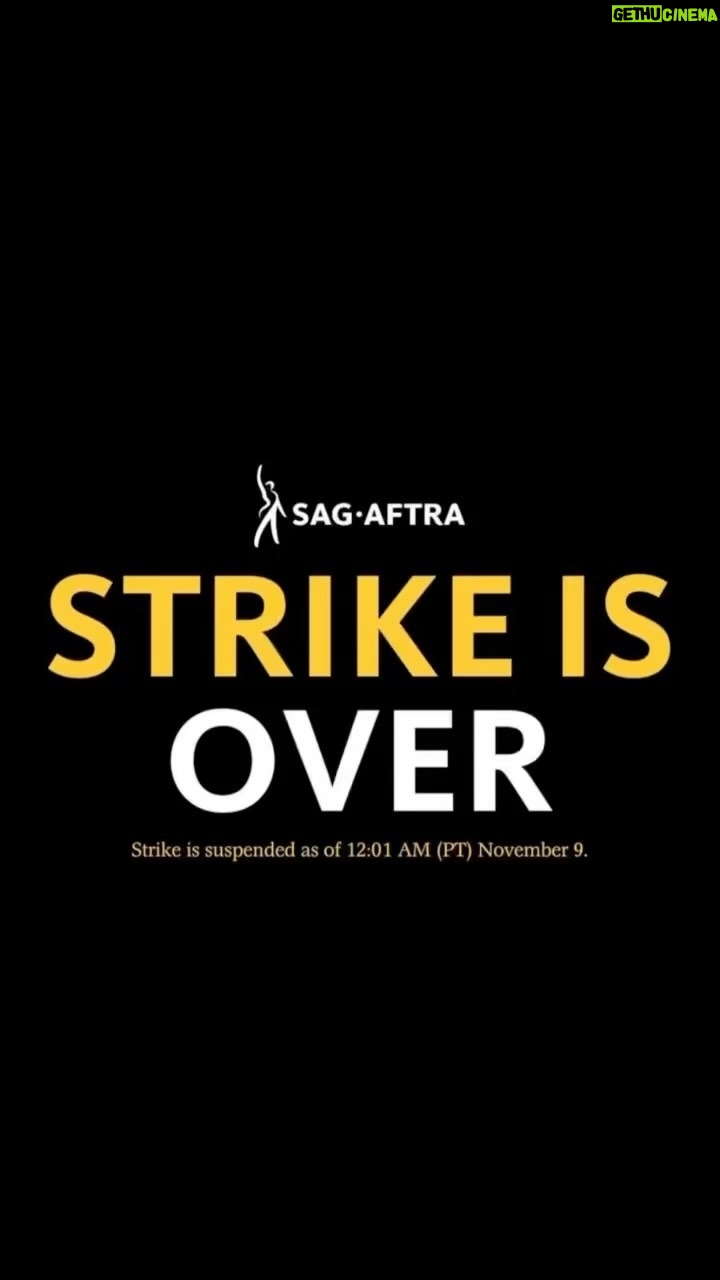 Uzo Aduba Instagram - THE #SagAftraStrike is OVER! After 118 Days--Together @sagaftra family, We Can See a New Day! To our TV/Theatrical Negotiating Committee, THANK YOU for your unwavering dedication to raising the standard and persistence in securing the right deal. All union members deserve to make a fair living, and I am happy a much-needed change has come. The countless hours spent deliberating did not go unseen, and we thank you. I am proud of the fight for fairness within AI, streaming guidelines, and more opportunities for diverse communities. We walked together, we sang together, and we are stronger together! The love, strength, and courage I witnessed among members on the picket lines blew me away. I love us! To think---these 118 days will impact not only our current industry but also future generations to come. We are here, and we are united. `Uzo
