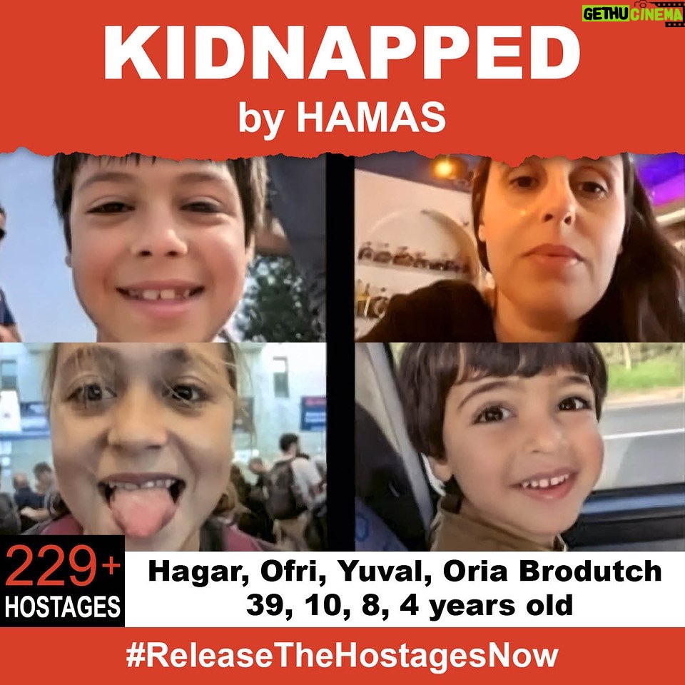 Uzo Aduba Instagram - Humanity. I think we can agree that all children should be kept safe and home with the ones they love. Prayers for peace. ππΏ On October 7th, Hagar (39), Ofri (10), Yuval (4) and Oria (8) were all stolen from their home when Hamas terrorists invaded Israel. They are four of 229 hostages being held captive in Gaza in unknown conditions for over three weeks. They should be home with the rest of their family. Release Hagar, Ofri, Yuval and Oria now! #ReleaseTheHostagesNow To see photos of all of the hostages and to share a poster yourself, please visit @kidnappedfromisrael