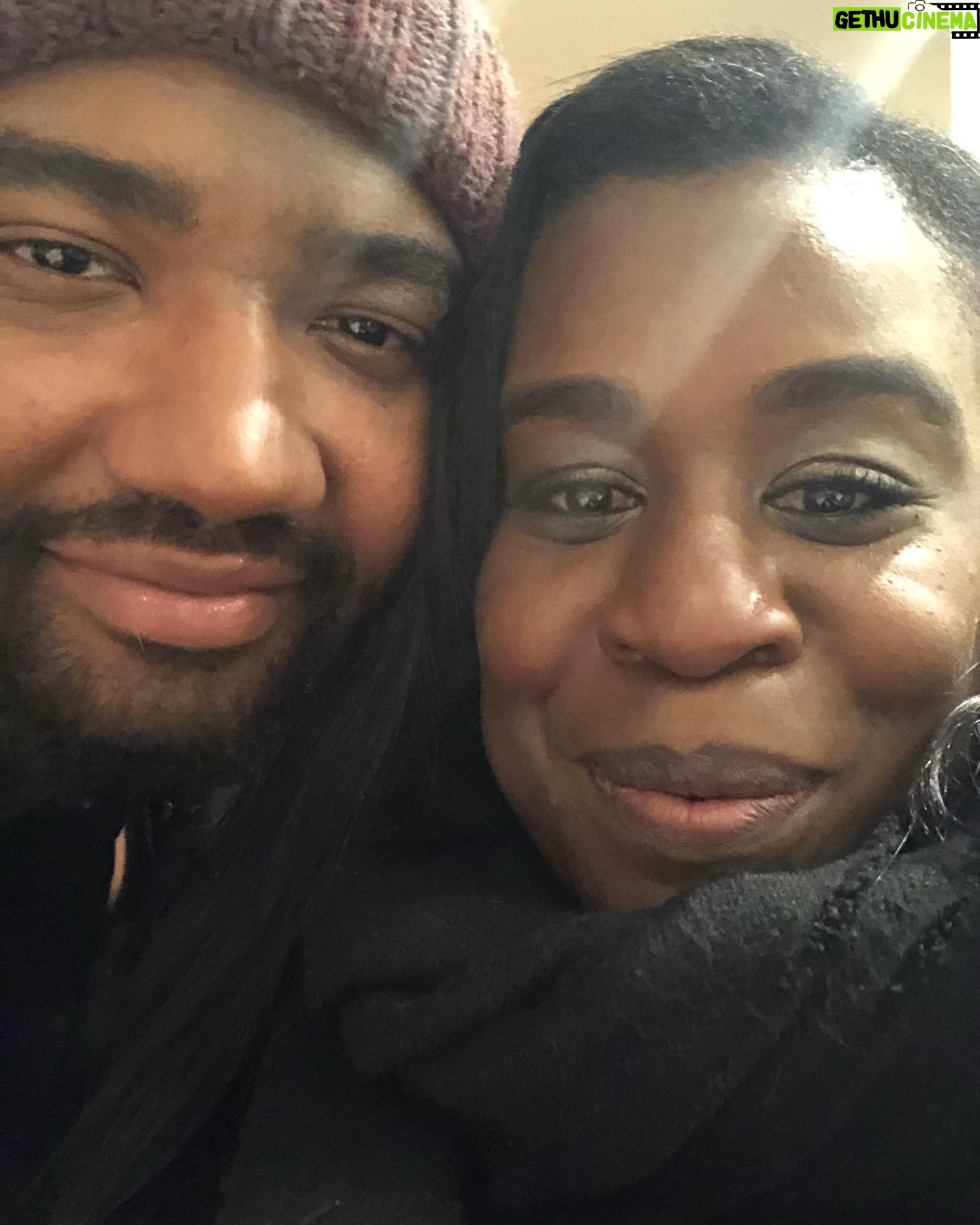 Uzo Aduba Instagram - Alexa, play ‘Anniversary’ by Tony! Toni! Toné! #happyanniversary #myheart