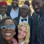 Uzo Aduba Instagram - Matching. A tradition I love in my culture. And @robertsweetinglife and I, along with the rest of my family, were so happy to share in it for my cousin, @crdaxci wedding. Chuks. Chukwuemeka. We all love you so much, and are endlessly proud of you and always have been; for your always GOOD heart, intelligence, and the man and human you have become. What a beautiful two days you gave to us. Wouldn’t have missed it for the world:). Wishing you and your amazing wife(aayyyyeeeee!!!!!), Emily every happiness on your journey. The whole event was absolutely stunning. Love you so much. What a time we had you guys!!! #summerlovin #familytime
