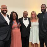 Uzo Aduba Instagram - Matching. A tradition I love in my culture. And @robertsweetinglife and I, along with the rest of my family, were so happy to share in it for my cousin, @crdaxci wedding. Chuks. Chukwuemeka. We all love you so much, and are endlessly proud of you and always have been; for your always GOOD heart, intelligence, and the man and human you have become. What a beautiful two days you gave to us. Wouldn’t have missed it for the world:). Wishing you and your amazing wife(aayyyyeeeee!!!!!), Emily every happiness on your journey. The whole event was absolutely stunning. Love you so much. What a time we had you guys!!! #summerlovin #familytime