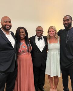 Uzo Aduba Instagram - Matching. A tradition I love in my culture. And @robertsweetinglife and I, along with the rest of my family, were so happy to share in it for my cousin, @crdaxci wedding. Chuks. Chukwuemeka. We all love you so much, and are endlessly proud of you and always have been; for your always GOOD heart, intelligence, and the man and human you have become. What a beautiful two days you gave to us. Wouldn’t have missed it for the world:). Wishing you and your amazing wife(aayyyyeeeee!!!!!), Emily every happiness on your journey. The whole event was absolutely stunning. Love you so much. What a time we had you guys!!! #summerlovin #familytime