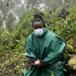 Uzo Aduba Instagram - Rwanda should be added to everyone’s travel list. I had such an exhilarating time. Starting with the gorilla trekkkkk 🙃 and the incredible awesomeness and PEACE found meeting these amazing animals in their natural habitat. I was invited to name a baby gorilla at the country’s annual naming ceremony, and had the pleasure of meeting her with some friends I was able to bring along on this journey with me! Imararungu is her name, which means Cheerful. Thank you, @kwita.izina for making me part of this incredible experience. I look forward to visiting with Imararungu and her family, and with more of the wonderful gorillas found in Rwanda for years to come. Thank you, Rwanda 🦍🦍 #VisitRwanda