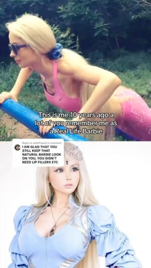 Valeria Lukyanova Instagram - Dear English-speaking subscribers! Thank you very much for your interest and your activity, I love you! All rumors about operations are not true, I did only breasts, and the figure is the result of sports. Would you like to try to work out under my mentorship? Work on your body? My program is «Reference Avatar!» #valerialukyanova #amatue #doll #alien #ufo #ovni #vril #mariaorsic #amatue21 #barbie #barbiestyle