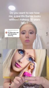 Valeria Lukyanova Instagram - For my English-speaking followers! If you want such videos more often, write #valerialukyanova #amatue #nomakeupmakeup #vril #mariaorsic #alien #doll #barbie #barbiehumana #barbiedoll #barbiestyle #bimbo #esoteric #esotericbimbo
