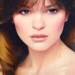 Valerie Bertinelli Instagram - I had to try! 💕 Unsure if this looks like me tho! 😝 Also, this A.I. made breast enormous in some@of the renderings! I wonder who’s coding Heheh!! 🤔 #AI #capcut #lensa