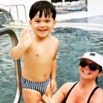 Valerie Bertinelli Instagram – Hi 👋🏻🥰
.
.
fyi 😊 this little cutie‘s second album, Mammoth II, is available to buy and stream wherever you love to buy and stream your music 🎶 💿 check it out! 🩵