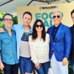 Valerie Bertinelli Instagram - #fbf 2016 Bummed to be missing @sobewff this year 😩 but I hope to see you all @nycwff later this year! 🩵 @bobbyflay 🩵 @thetedallen 🩵 @chefmarcmurphy 🩵 @geoffreyzakarian 🩵 @tylerflorence