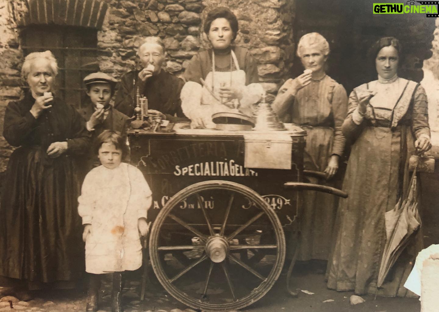 Valerie Bertinelli Instagram - My great grandmother Maria, behind her gelato cart and in front, my Nonnie, Angelina. And my beautiful mother, who never ever realized how stunning she was. Courageous, beautiful women. Thank you. 🤍 #internationalwomensday