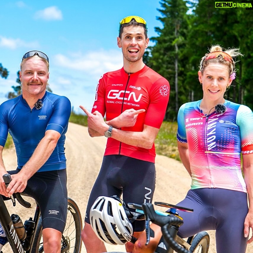 Valtteri Bottas Instagram - When we were offered the chance to ride with F1 driver Valtteri Bottas and pro cyclist Tiffany Cromwell, who were we to turn that opportunity down! While in Australia Alex got the chance to meet them both for a gravel adventure. Click the 🔗 in our bio to check out the video! #gcn #cycling #roadcycling #roadbike #bike #bikes