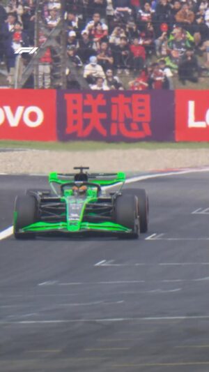 Valtteri Bottas Instagram - First Q3 of the year for Valtteri and Kick Sauber 🥳

The flying Finn enjoyed that one! 

#F1 #Formula1 #ChineseGP