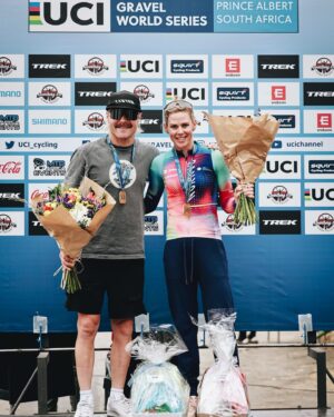 Valtteri Bottas Instagram - @swartberg100 170km 2900 elev gravel race ✔️

Solid day out. Beautiful & scenic course! I finished 6th in my age group meaning I qualified for the gravel world champs @gravelchampionshipsflanders. @tiffanycromwell was the hero of the day and won the women’s race 🏅

I raced for @fondationprincessecharlene @pcmfsouthafrica. My race kit will be auctioned later for the great causes the foundation supports 🇿🇦

Thanks for the weapon machinery as always @canyon & @sramroad 😎

#VB77 #gravel 
📷 @badiejb