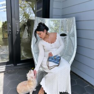 Vanessa Hudgens Instagram - Mother’s Day is around the corner. Make sure you treat all the hardworking Mommas out there! @kurtgeiger #kurtgeigerpartner