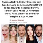 Vanessa Kirby Instagram - Thrilled to be joining you all on this adventure 🤍 @realronhoward