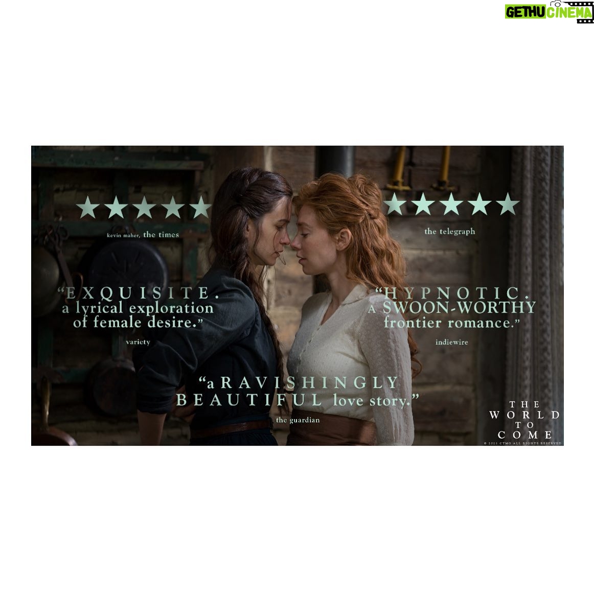 Vanessa Kirby Instagram - The World To Come. In UK cinemas now.