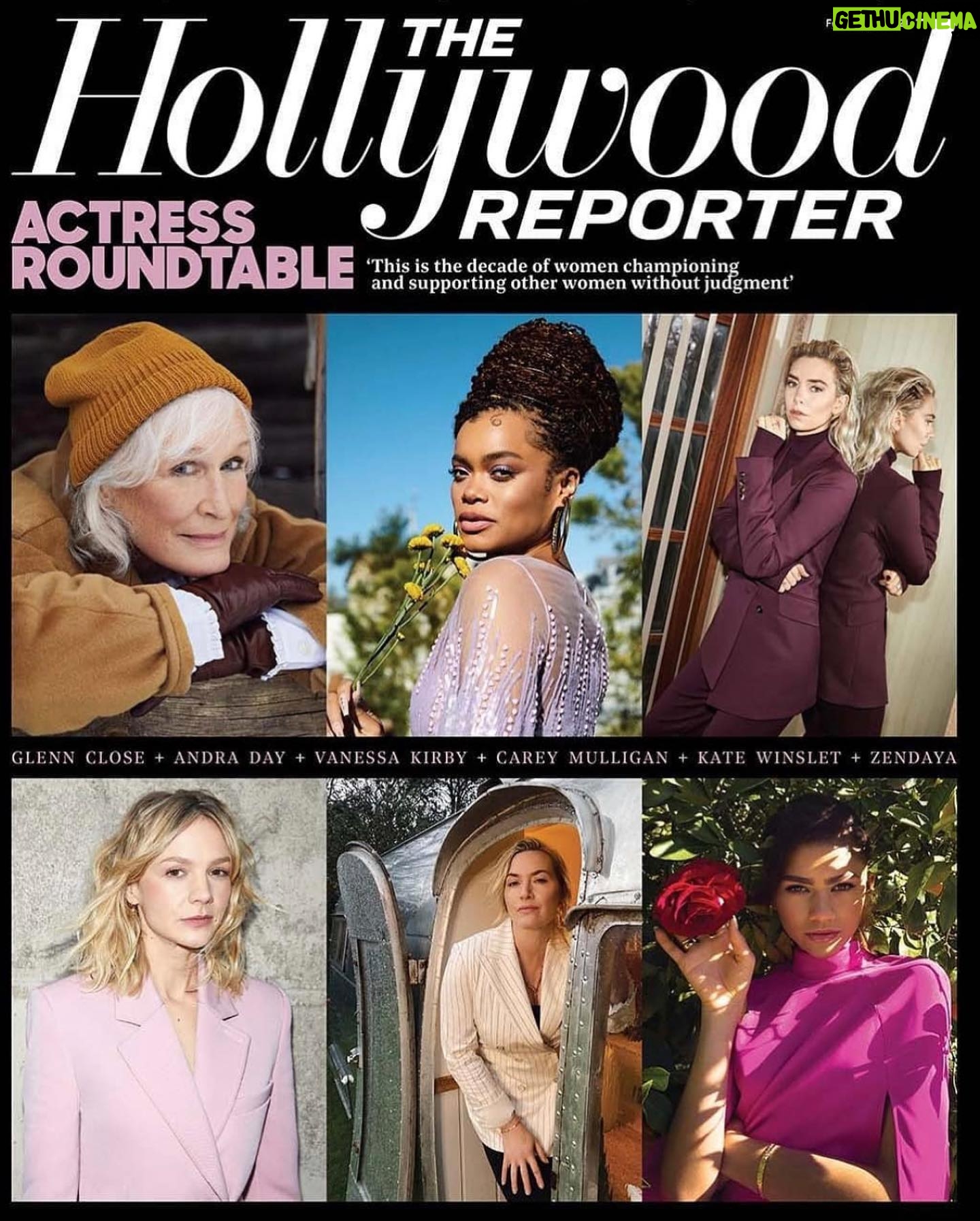 Vanessa Kirby Instagram - Thank you for having me @hollywoodreporter, honoured to be alongside such incredible actresses I so admire.