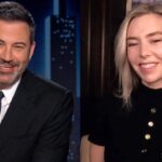 Vanessa Kirby Instagram – Thank you for having me @jimmykimmellive. Loved seeing / mishearing you / squinting through a laptop at you!! 

#PiecesOfAWoman
@netflix