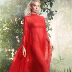 Vanessa Kirby Instagram - To embody the Maison's panther, Vanessa Kirby appears from within a green and abundant hidden land, a world full of life and beauty. #PanthèredeCartier @vanessa__kirby #CartierParfums