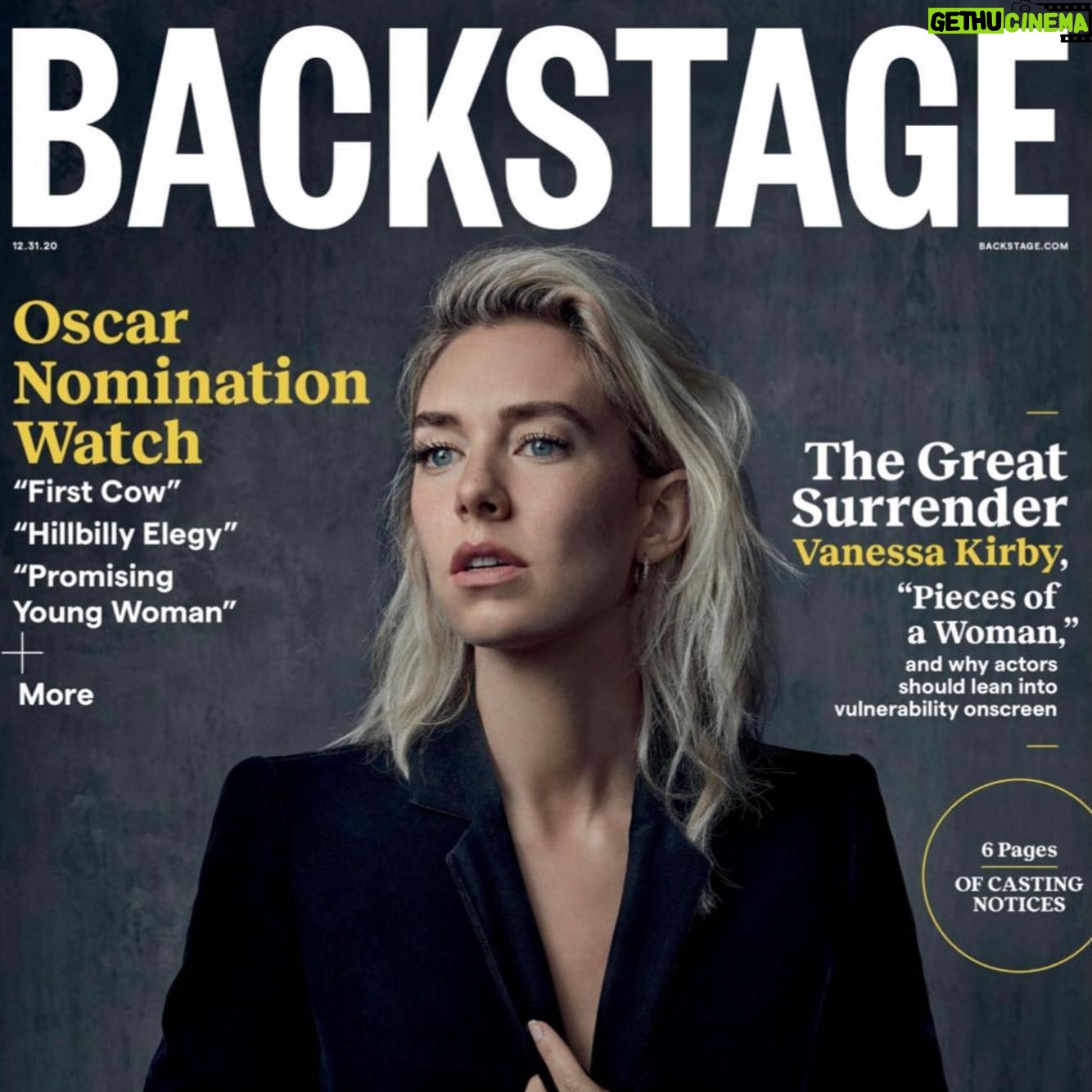 Vanessa Kirby Instagram - Thank you @backstagecast #PiecesOfAWoman @netflix