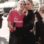 Vanessa Kirby Instagram - @gabrielahearst you are the fiercest legend. Congratulations on your final insanely beautiful collection for @chloe - what an honour to be there with you all 🖤