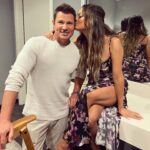 Vanessa Lachey Instagram - Netflix & Chill… literally, all week! So proud of this guy and his new show #PerfectMatch now streaming on @netflix! I missed the heck outta him when he was away filming, but I did enjoy star-fishing solo in our bed! ❤️