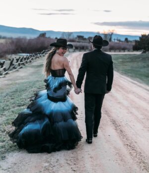 Vanessa Lachey Instagram - Walking into 2024 with my cowboy! Let’s ride, baby! #FamilyFirst