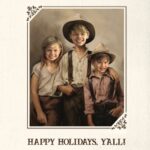 Vanessa Lachey Instagram - Merry Christmas to y’all… and to y’all a goodnight. Love The Lacheys ❤️🤠🐴