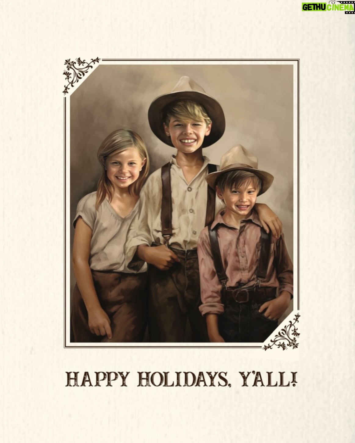 Vanessa Lachey Instagram - Merry Christmas to y’all… and to y’all a goodnight. Love The Lacheys ❤️🤠🐴