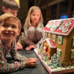 Vanessa Lachey Instagram - And just like that, our Littlest Lachey is 7. He’s our miracle baby that we never take for granted. The missing piece to our family puzzle, the one who makes us whole… the cherry on top! Happy Birthday to our Phoenix Robert! This gingerbread house tradition is our favorite! @thesolvangbakery always makes it extra special! This one had a gingerbread kid with a party hat and cake with candle!!! 😩😍Thank You for the extra TLC, we Love you!