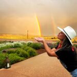 Vanessa Lachey Instagram - Happy Aloha Friday (from Wyoming) 🌈💋