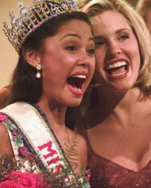 Vanessa Lachey Instagram - That moment your daughter realizes you WERE ACTUALLY Miss Teen USA 1998!!!
Brooklyn: “Mama, do you still have the crown & sash?” 
Me: “You mean this?!!!!!” (Takes crown out of the custom protective case and lining and sash out of hanging bag in a special place of my closet)

It started because she told me she was doing a dance at school to @nsync “I want You Back”and I told her that was my swimsuit song for Miss Teen USA. Then we watched my parts, she said my voice sounded funny, we smiled while I was getting crowned and we went to bed hours past her bedtime. These moments will never get old to me. ❤️

I had never done pageants or anything like this before in my life. My state (SC) pageant to get to nationals was my first. I will always be grateful to the confidence and self esteem I gained by accomplishing something by just being “me”. This pageant was the beginning for me. And I am forever grateful. ❤️