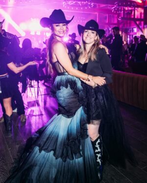Vanessa Lachey Instagram - This woman, this Beautiful soul, has been in my life for all of the BIG moments! We met planning my wedding in 2011 and she has done it all since. From kids birthdays, to crazy holiday gatherings, even my 40th that never happened because of a pandemic. Corrie, I couldn’t think of a better way to ring in this milestone for Nick than with you and your team. You have the same attention to detail as me (it’s the little things) and we have the same crazy (CRAZY) ideas, but you follow through so seamlessly and ALWAYS with a smile on your face and a glass of Rombauer to hand me. Haha! I Love You like a sister! This weekend was incredible and one that we will all never forget! I can’t wait for the next few decades of Celebrating LIFE!!! Cheers! #FamilyFirst ❤️

Planning & Design @corriemendes
Photo @scottclarkphoto
Venue @brushcreekranch
Music @chachiofficial @steelpanther
Logo @riverandbridge
Custom printing and other graphics @laladoza
Flowers @barefootbrookart
Hats @hatsbyparkerthomas 
Lighting @lightenup_inc
Sound @davidmeekeventprob