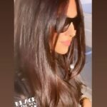 Vanessa Marcil Instagram - Back in Black #ChickMafia #BestMomsDay w my seven men and gaagoo hair color by @the_brownsisters_yb #LifeisBeautiful