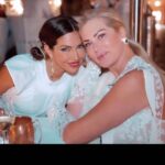 Vanessa Marcil Instagram - In answer to all of your questions regarding “female competition?” This is my best friend of 20 years. @kymberly_marciano She’s a model, accomplished business woman, gifted photographer, magazine owner, philanthropist & mother of three. Bottom line is that she is one, beautiful, fancy, talented, successful, badass bitch with a heart of gold. How did we meet? WORKING TOGETHER. I’ve worked on MANY sets from 300 million dollar movies to 30 seat playhouses with zero budget. I’ve worked at #McDonalds & I’ve been on prime time shows for years with LEGIT supermodels as co stars. Hell, I’m still best friends with my smart, tall, gorgeous high school girlfriends. 😝SO...@kymberly_marciano and I worked on set together 20 YEARS AGO....A short Mexican girl from a bad neighborhood & a tall blonde from Laguna Beach, yet SHE was the one in the hospital room with me when my son was born..... I’m still friends with almost every woman I’ve ever worked with from producers to crew members. Women are the heart of our planet.... Not all women have been living in a competitive world. I’m only speaking of my own experience and it is our job as decent human beings to LISTEN to each other. I love women. I was raised in this industry working for women producers, directors and with female co stars & crew of all ages & every level of success who created an atmosphere of support, help & celebration of each other. I have, 99 percent of the time felt love, admiration & community among women. The very few times I haven’t felt this support & professionalism among other women. I LEFT. We are who we surround ourselves with and we always have the choice to leave the party. Always. I stand with all honest, grown up, self reflective women. We all make mistakes but it is only those of us who can be honest about our shortcomings and apologize that are offered peace and grace in this life. Search your heart for the truth and reach out to women who don’t look like you, especially if you are raising children. They are watching us & they will copy us. Join us in this powerful tribe. There is room for all of us and it is NEVER TOO LATE. #imwithyousister #ladolcevita