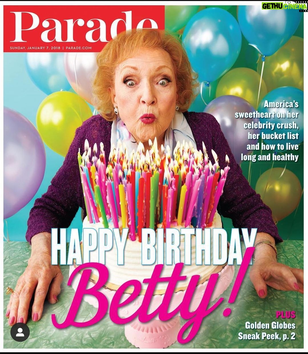 Vanessa Marcil Instagram - Happy 99th bday @bettymwhite Truly my@idol in our industry!!!! ❤️❤️❤️🦹🏻♀️ #chickmafia