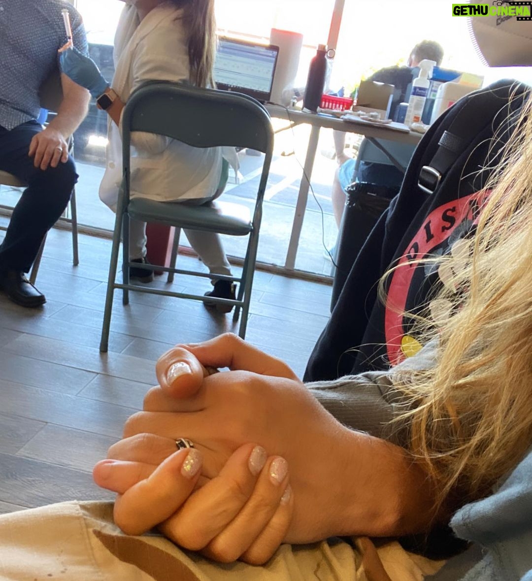 Vanessa Marcil Instagram - Kass and Ian drove me, Kass went in and held my hand. Most importantly Kass bought me red Bull & chips afterwards. I was dizzy. Grateful for my tribe.