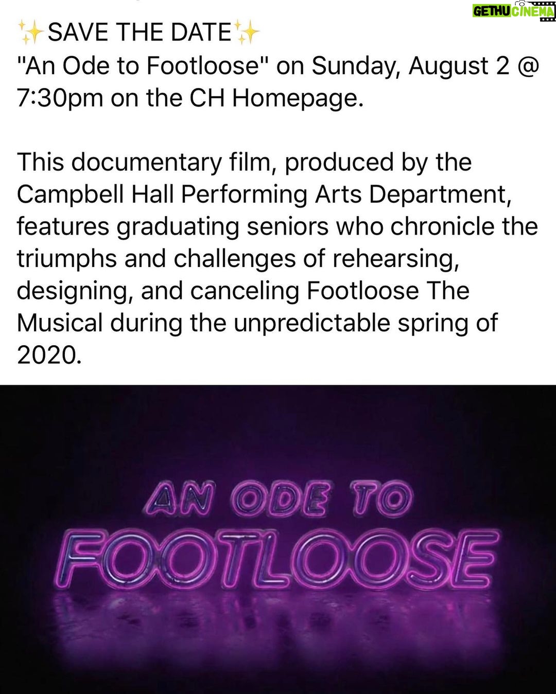 Vanessa Marcil Instagram - This is coming....... I will be posting it for you guys. 😭 😊 #Footloose #NeverGiveUp #seniors2020🎓 #Heroes
