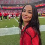 Vanessa Merrell Instagram – CHIEFS ARE SUPER BOWL BOUND (AGAIN)!! LET’S GO!!🏈❤️💛 #chiefskingdom #chiefs #superbowl
