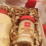 Vanessa Ray Instagram - My family LOVES @hickoryfarms My Grandma Becky would let us try all of the samples at the mall as kids. Well, we grew up and #hickoryfarms sent us a big kid sample box! So many mustards. So many summer sausages. Thanks for making our day!