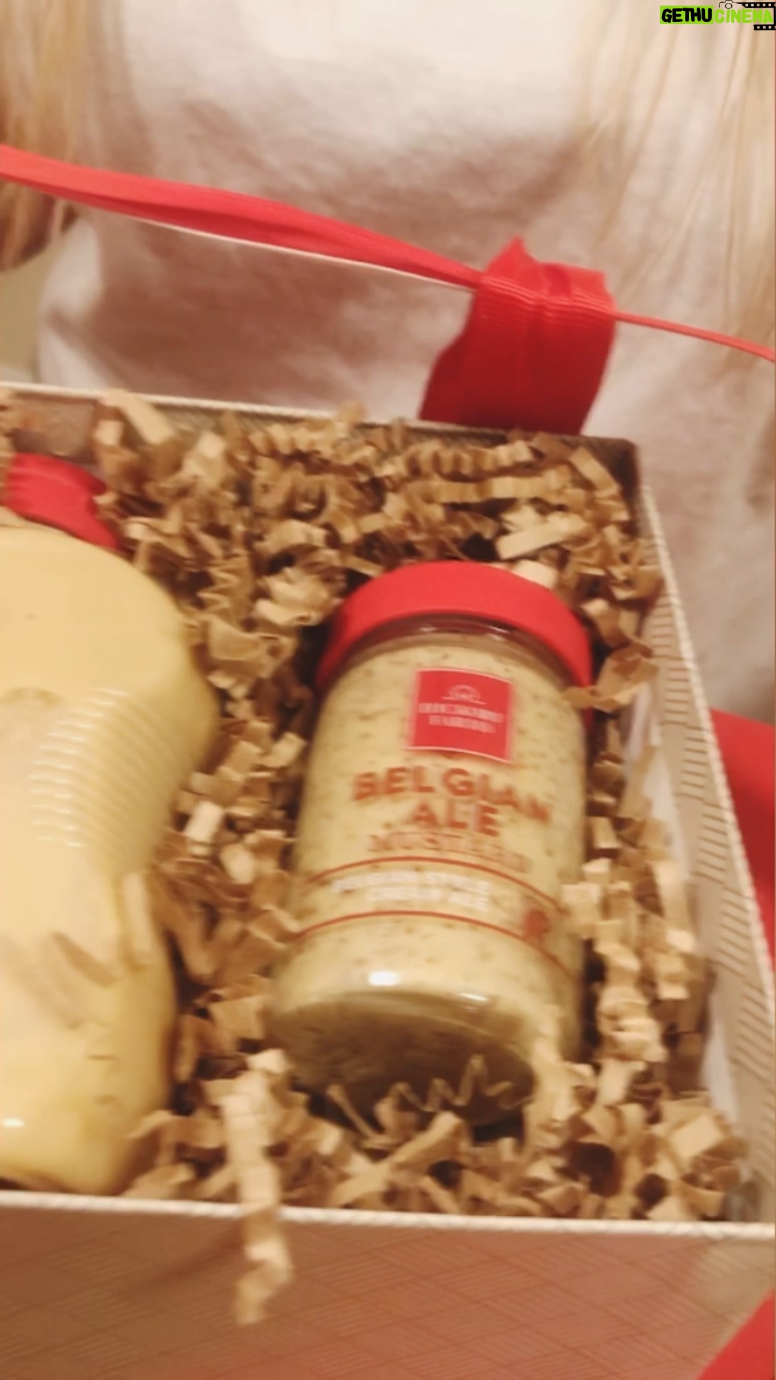 Vanessa Ray Instagram - My family LOVES @hickoryfarms My Grandma Becky would let us try all of the samples at the mall as kids. Well, we grew up and #hickoryfarms sent us a big kid sample box! So many mustards. So many summer sausages. Thanks for making our day!