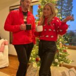Vanessa Ray Instagram – Your favorite dorks (accidentally) wore matching Christmas outfits. I too am disappointed in us, but also we love Nikes and each other so🤷‍♀️🎄🎅☕️