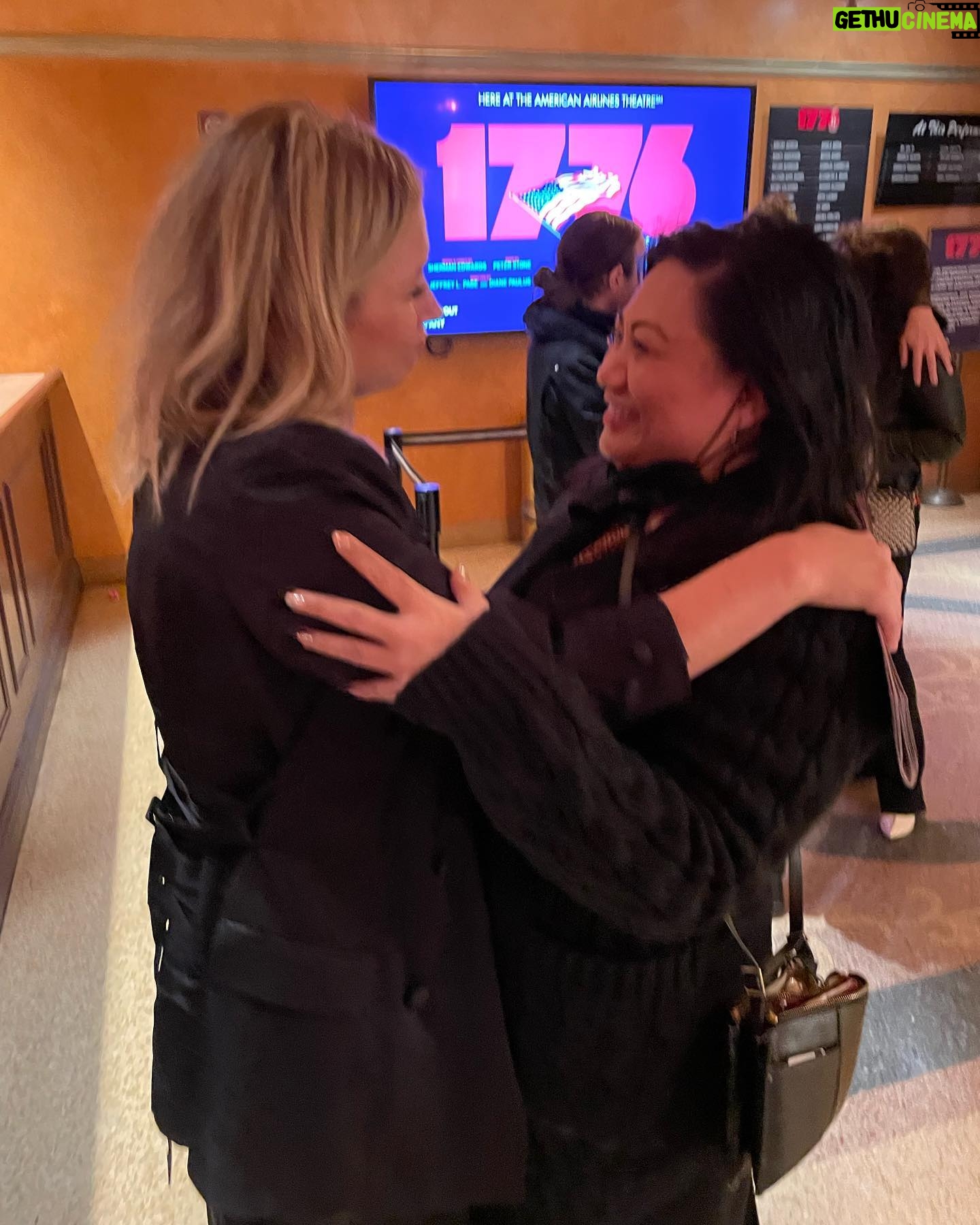 Vanessa Ray Instagram - Oooo girl, we’ve waited a minute for this magic to happen. @lulupicart in a BROADWAY SHOW. The most talented, creative, good for the room, ARTIST. I sobbed. Like, a lot. Like, continually. It doesn’t matter if you’re on Broadway, TV, or doing a community theater show, when you see your people telling a story in a way that is groundbreaking, ya don’t forget it. @lulupicart you are my happy. #1776bway @1776musical @10kdollarday #broadway